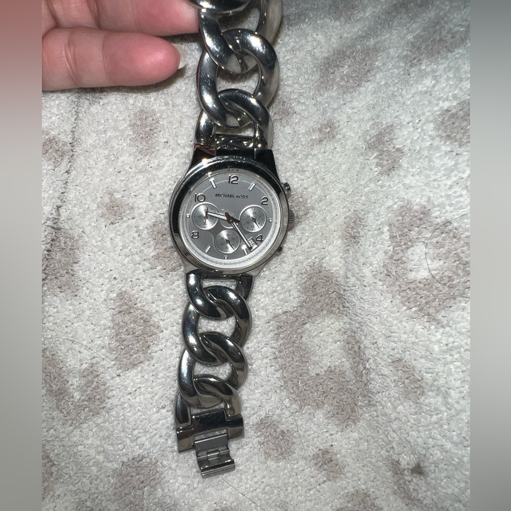 Silver Michael Kors watch